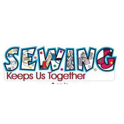 Sewing Slogan Executive Magnet w/ Full Magnetic Back (8 Square Inch)