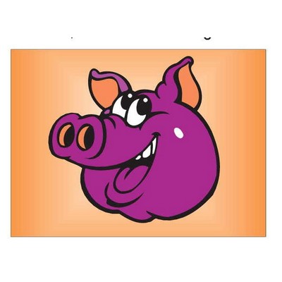 Pig Metal Photo Magnet (2½"x3½")