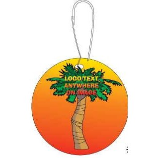 Palm Tree Zipper Pull