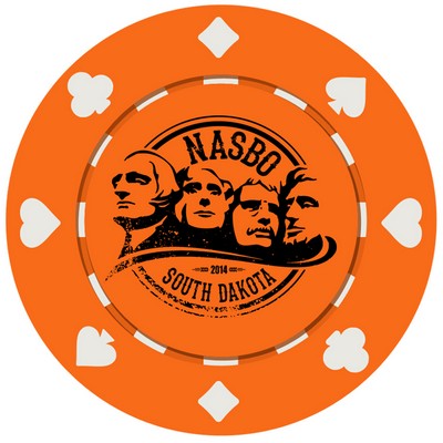 Suited Style Poker Chips (10 Colors) Fast Production 3-5 Days! No Minimums (1 Side Imprint)