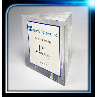 Lucite Prism Award (4"x4"x4")