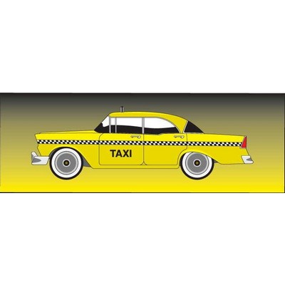 Taxicab Panoramic Badge w/ Bar Pin