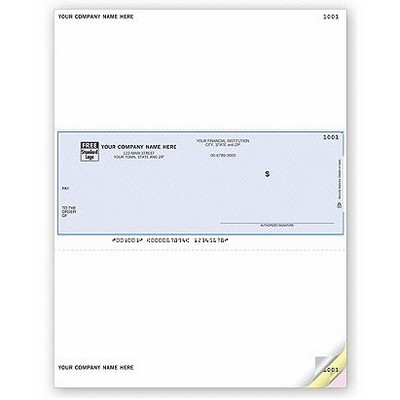 Laser Unlined OCR Multipurpose Checks (1 Part)