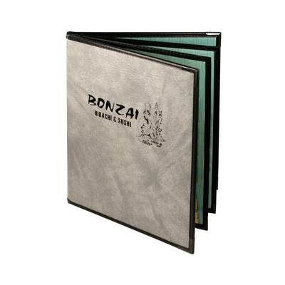 Royal Select 6 View Menu Cover (Holds SIX 5 1/2"x8 1/2" Inserts)