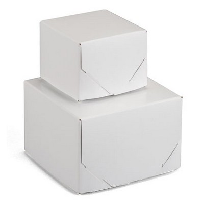 White 2 Piece Lock Corner Box (12"x12"x2")