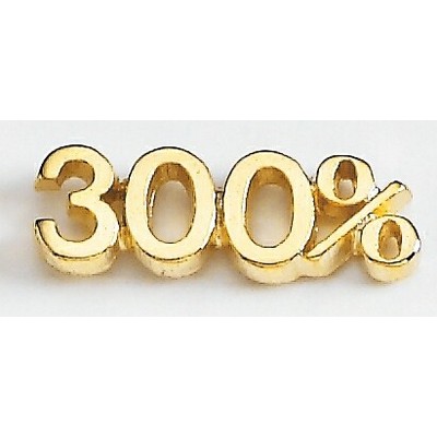 300% Marken Design Cast Lapel Pin (Up to 1")