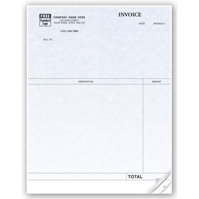 Parchment Laser Profesional Invoices (3 Part)