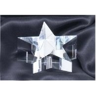 Slanted Star Crystal Paperweight