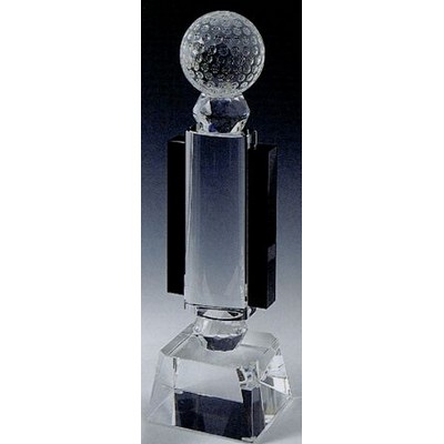Crystal Golf Award (10½"x3¾")