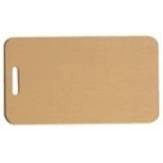 2" x 3.5" Brass Rectangle Luggage Tag