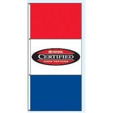 Double Faced Interceptor® Drape Flags (Toyota® Certified Used Vehicles)