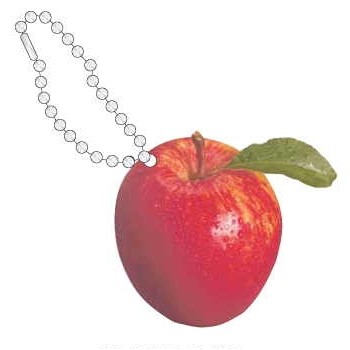 Apple Promotional Key Chain w/ Black Back (10 Square Inch)