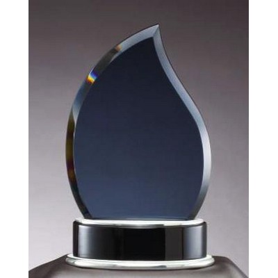 Medium Smoked Glass Flame Award