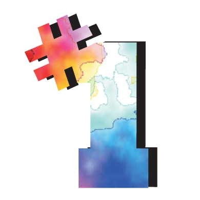 #1 Symbol Promotional Magnet w/ Strip Magnet (10")