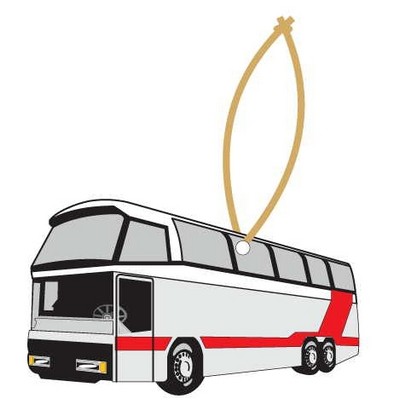 Commercial Bus Executive Ornament w/ Mirrored Back (2 Square Inch)