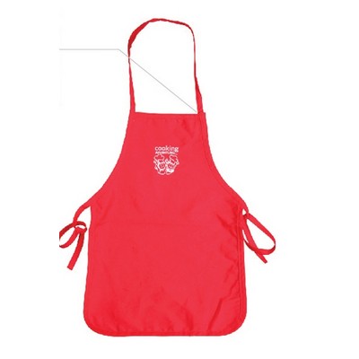 Poly Cotton Twill Kid's Bib Apron w/ Velcro Closure