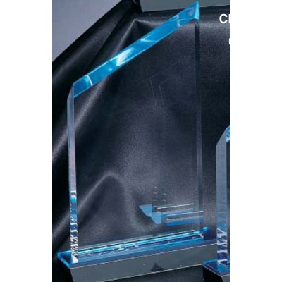 Wedge Blue Mirror Award (4 1/2"x9")