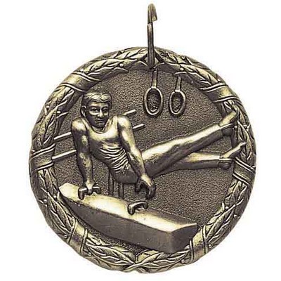 Gymnastics, Male Medal - 1-1/4"