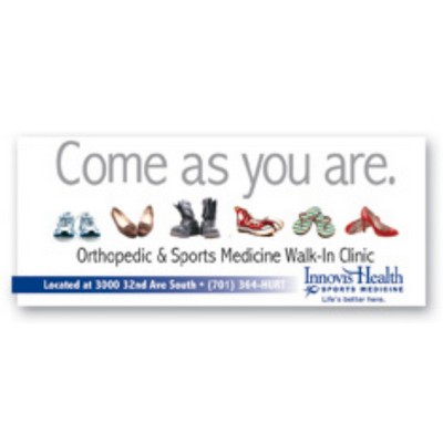 Laminated Name Badge (1.25"X3") Rectangle - No personalization included