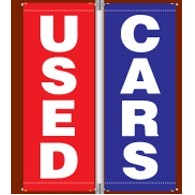 18 Oz. Vinyl Pole Banner Set - Used Cars (3'x8')