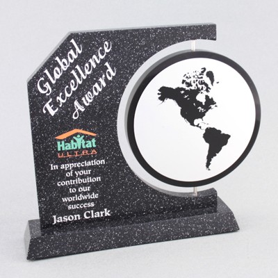 Global 2 Award (6 1/4"x6"x2")