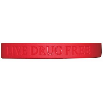 Live Drug Free Silicone Wristbands