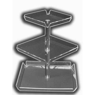 Tray Towers W/4 Tier (34"x18 1/2"x18 1/2")