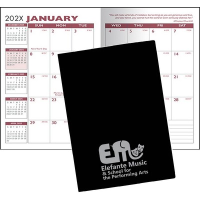 Monthly 7 x 10 Planner with its own Cardboard Cover