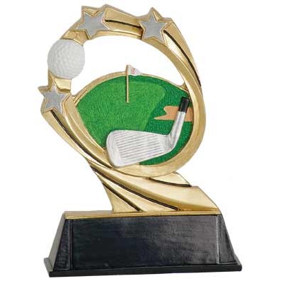 Cosmic Resin Golf Award - 7"