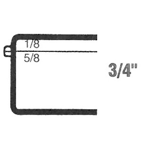 Rigid Clear Hinged Plastic Box (2"x2"x3/4")