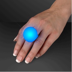 LED Blue Flash Glow Ring - BLANK