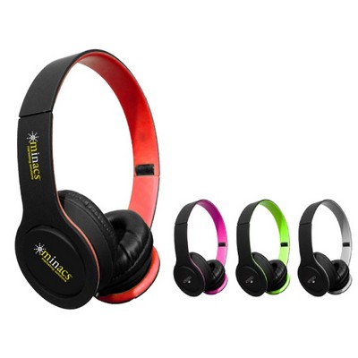 Sentry Neon Folder Stereo Headphones