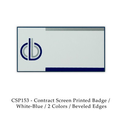 Contract Screen Printing - 1.5"x3"
