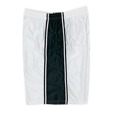 Athletic 9" Inseam Cool Mesh Short w/Side Panel Trim & Covered Waistband