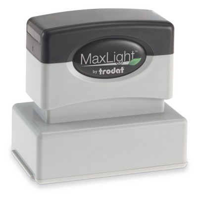 MaxLight™ Pre-Inked Rectangle Stamp (1" x 2")