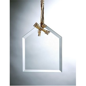 Jade Glass House Ornament