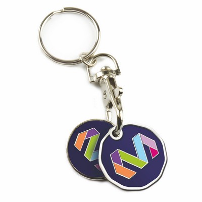 Shopping Cart Token (2 Quarter-Size Coins)