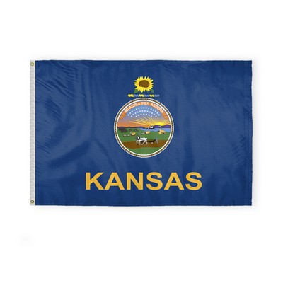 Kansas Flags 4x6 foot