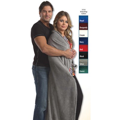 50" x 60" Ultra Soft Micro Fleece Blanket (Blank)