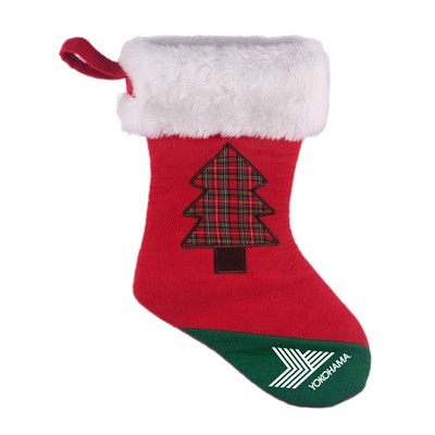 Red Christmas Corduroy Stocking