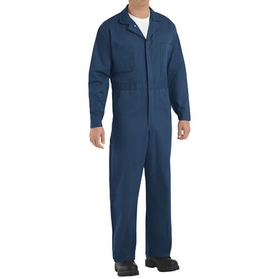 Red Kap Button Front Cotton Coverall