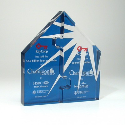 Puzzle Lucite® Embedment Award (6" x 6 3/4" x 1")
