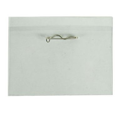 Vinyl Badge Holder with Clip/Pin Combo