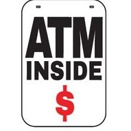 Stock Swing Sign (ATM Inside - Double Sided Kit)