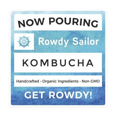 Square Sticker | Round Corners | 7" x 7" | White Static | Static Back | Digital