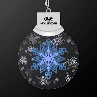 LED Animated Snowflake Necklace - PRINTED