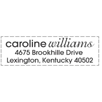 Traditional Wood Stamp RF30 - 5/8" x 2" Impression