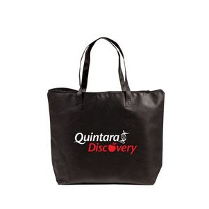 Zippered Non-Woven Tote Bag (20" x 15" x 5")