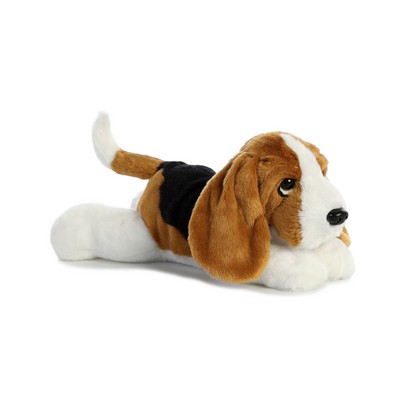 12" Grand Basset Hound Stuffed Animal