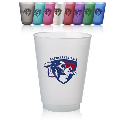 16 Oz. Frost Flex Frosted Plastic Stadium Cups